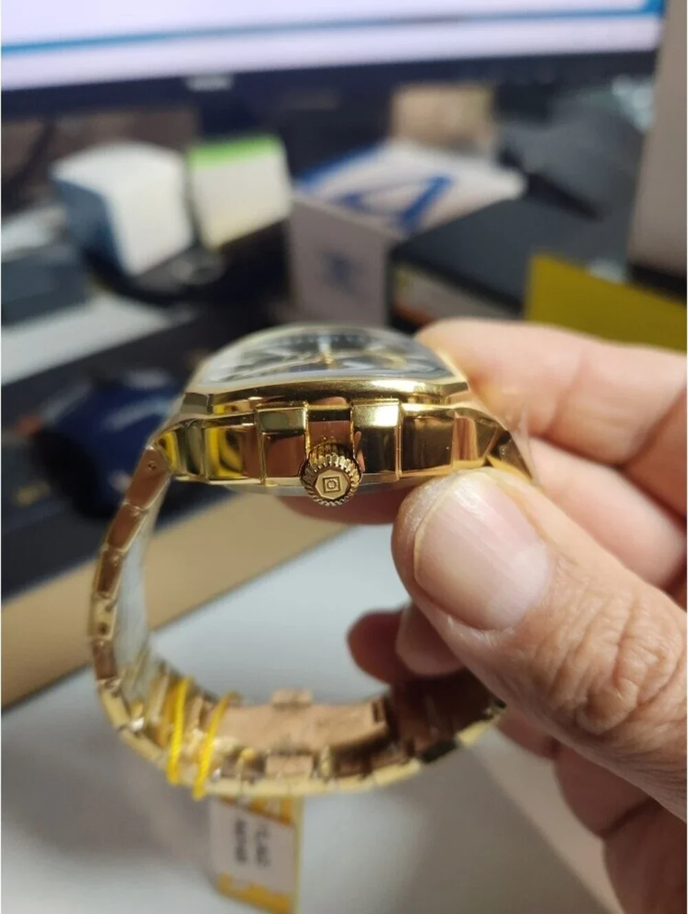 Invicta Reserve Automatic Gold Tone Men's Wristwatch
